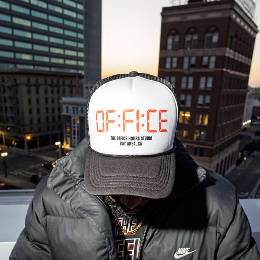 Office Hours DigiClock Trucker Hat
